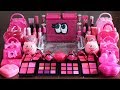 "Big Mega PINK!"Mixing "Neon Pink"Makeup,More Stuff Into slime!Most Satisfying Slime Video.