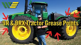 All Grease Points on John Deere 9R and 9RX Tractors