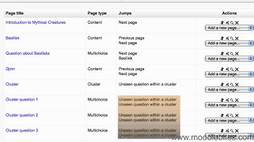 Moodle Lesson activity (part 3)