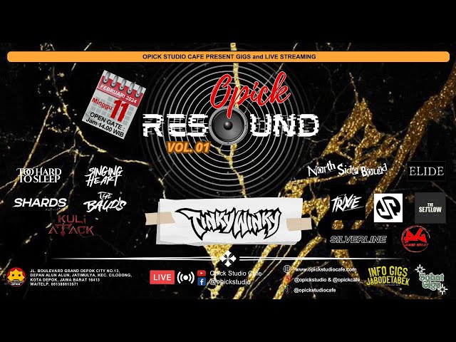 🔺️ OPICK RESOUND VOL.01 - GIGS MUSIC u0026 LIVE STREAMING - GS. TINKYWINKY class=