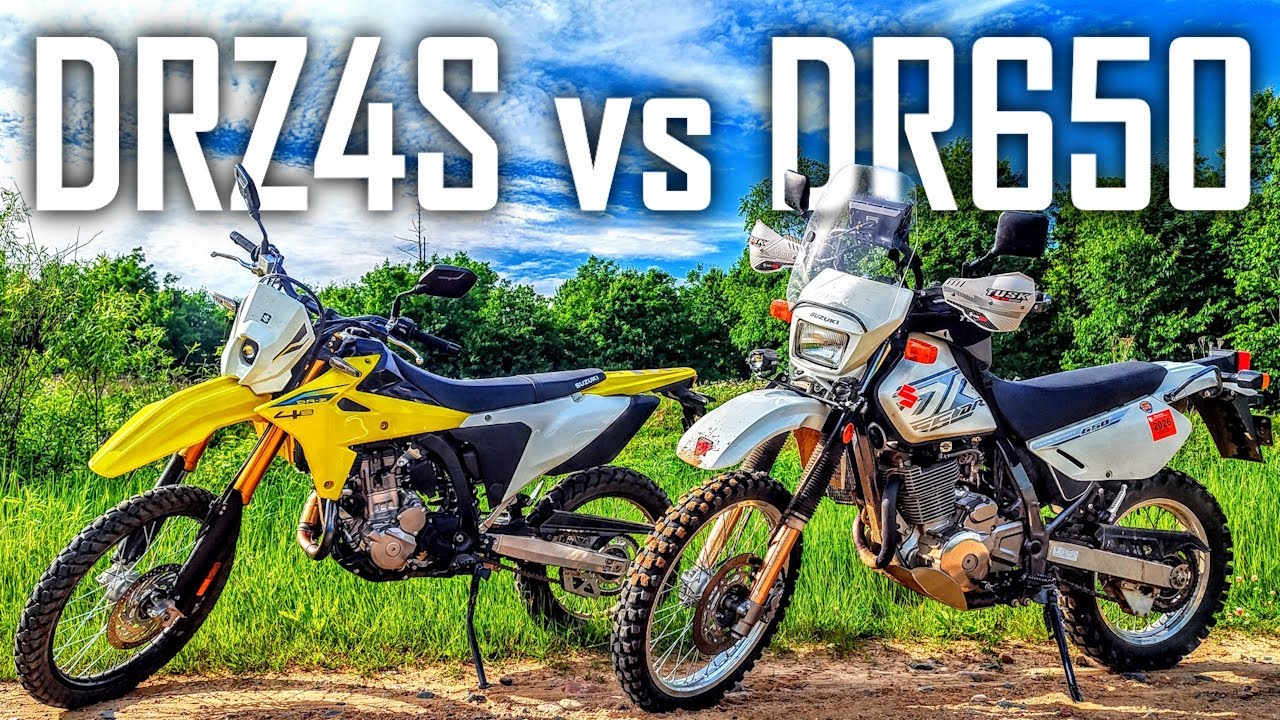Adventure Test: Suzuki DRZ4S vs Suzuki DR650 - YouTube