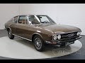 Audi 100 Coupé S very good condition 1973-VIDEO- www.ERclassics.com