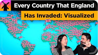 COUNTRIES ENGLAND HAS INVADED | Americans React