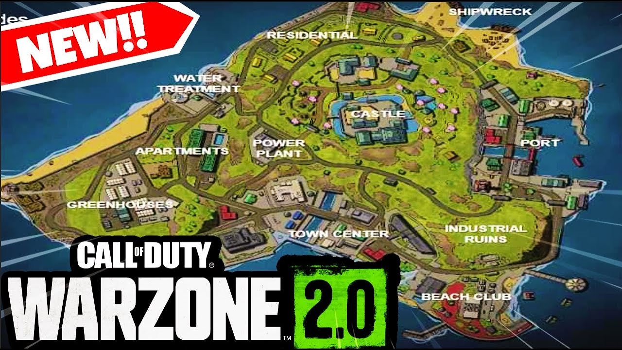 Warzone: Rebirth island map overview, gulag - Millenium