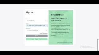 Signing In With Retailer Pros POS | Step-by-Step Login Guide for Beginners #pointofsale #business
