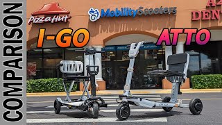 Comparison of The iGo  Atto Folding Mobility Scooter