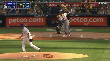 NYM@SD: Cespedes launches a two-run shot to left