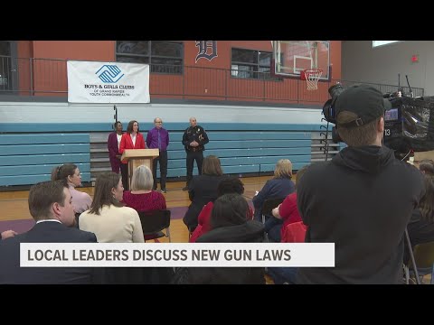 Local leaders talk about new gun laws taking effect - YouTube
