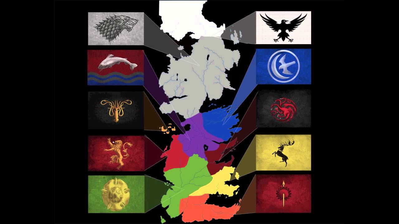 Game Of Thrones Map Seven Kingdoms 3d Senfoz