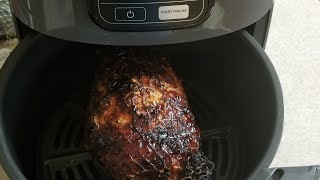 Boneless frozen cajun turkey breast roast(thawed) 350 for 40 min flip
@ 20 then 10min 400 ninja 4qt airfryer https://amzn.to/2d7h7me meat
thermometer http:...