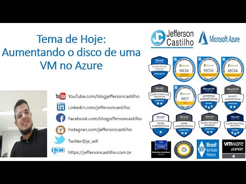 Aumentando o disco de uma VM no Azure