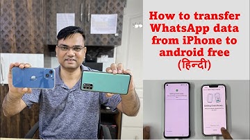 How to transfer WhatsApp messages from iPhone to android free | 100% working move chats to android