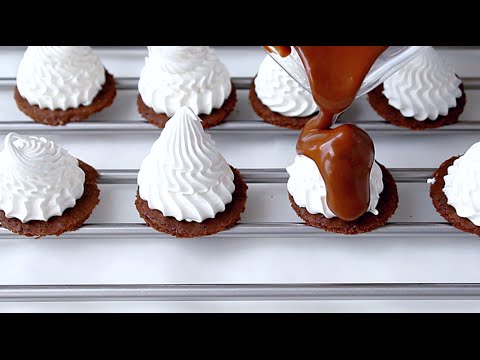 Видео рецепт Шоколадная глазурь Меренга