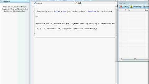 How Do You Make A Simple Screen Capture Program With Visual Basic 2008-By SmnSmn176