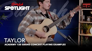 Taylor Academy 12E Grand Concert Playing Examples