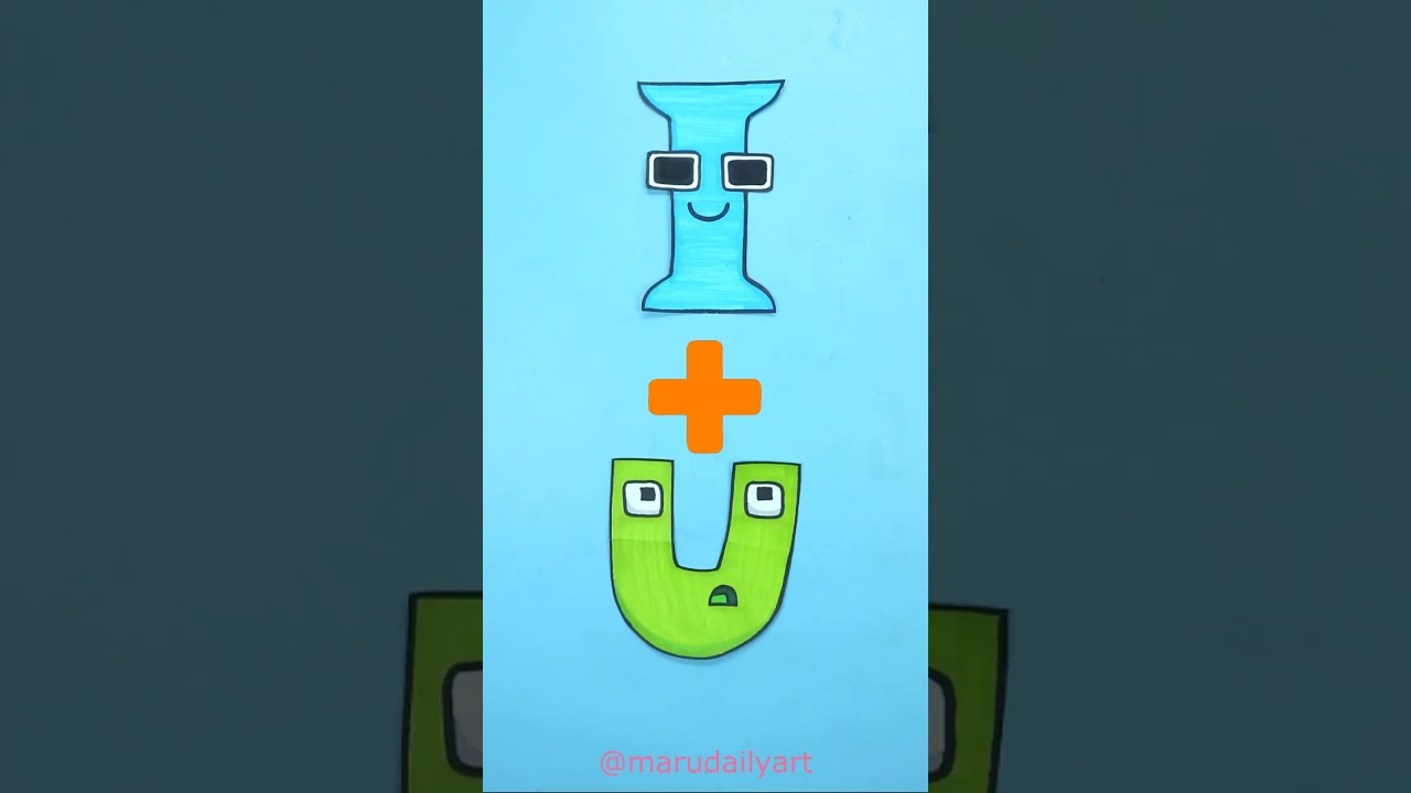 Alphabet Lore Mixing Letters I,U,P,F 