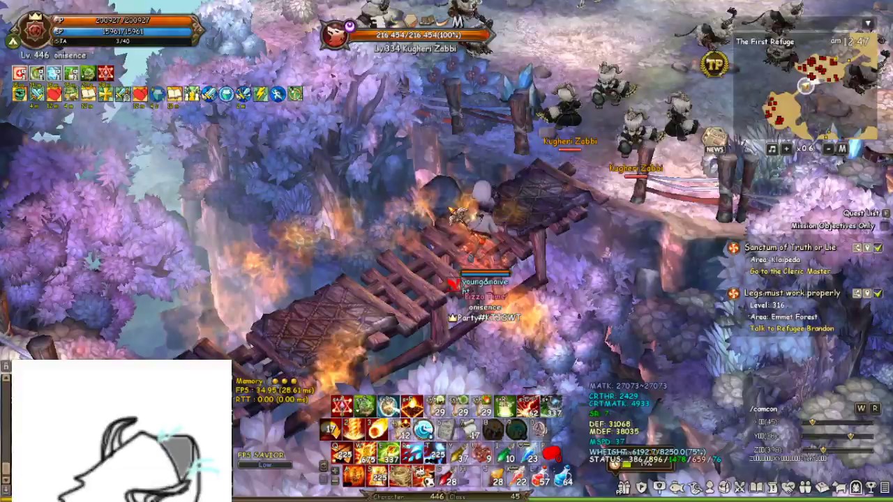 [Tree of Savior] Casual Refuge Raid Pyro-Ele-Tao