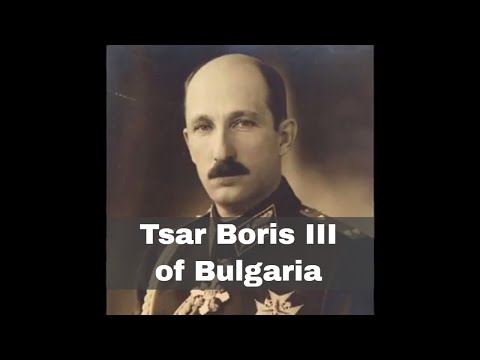 3rd October 1918: Tsar Boris III of Bulgaria comes to the throne