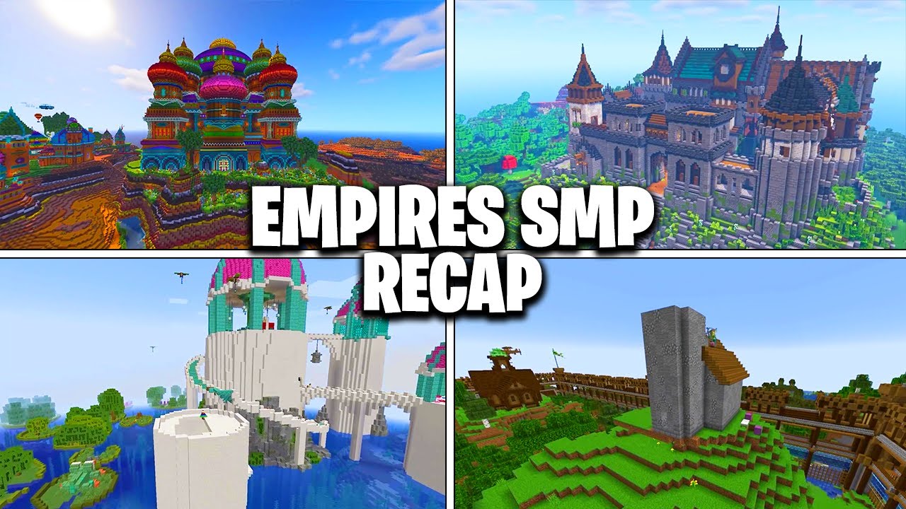 Mega Base Progress on EMPIRES SMP (Empires SMP Recap) - YouTube