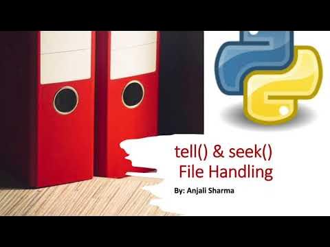 5. tell() & seek() methods in file handling | Python Lectures | - YouTube