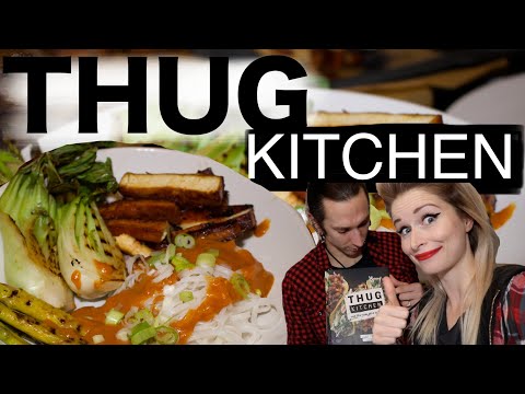 making-the-tofu-spring-bowl-from-thug-kitchen-cook-book-(vegan-recipe)