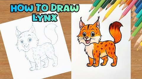 How To Draw A Lynx Easy | Step By Step For Beginners | Art Tutorial | Art Is My Soul🤗