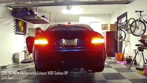 F87 M2 M Performance Exhaust w/ VRSF Catless DP sound clips