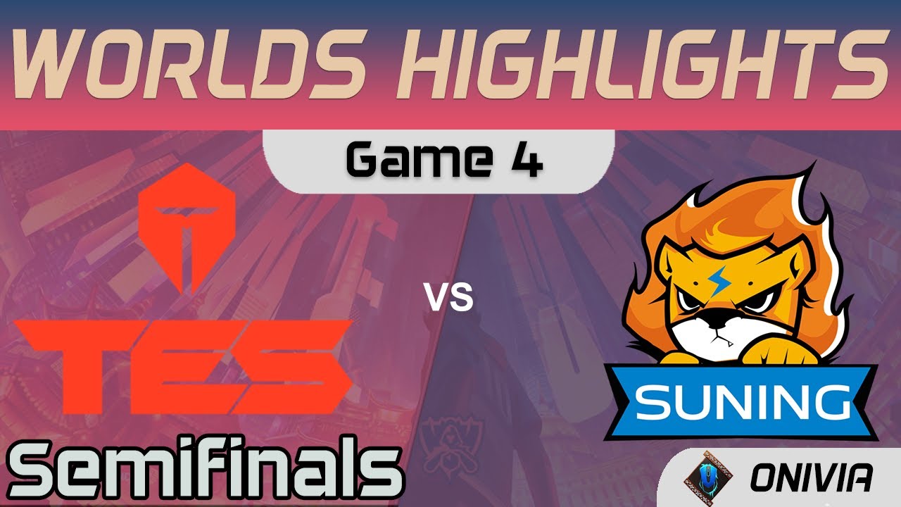 TES vs SN Highlights Game 4 Semifinals Worlds 2020 Playoffs Top Esports vs Suning by Onivia