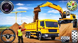 👷City Road Construction Simulator 3D 🚧 | Heavy Excavator & Truck - Android Gameplay screenshot 5