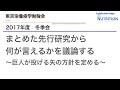 東京栄養疫学勉強会2017年度冬季会