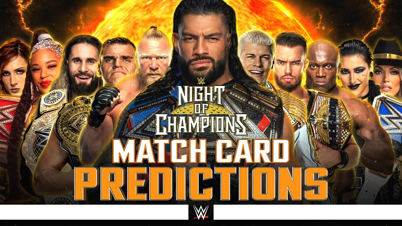 WWE Night of Champions 2023 Card Predictions YouTube