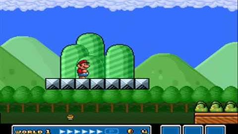 SMB3 for Super Mario All-Stars Custom Level #288 - Mushroom Way