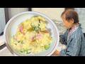 Stir-Fried Pork & Grandma's Homemade Potato Salad | Dinner with My Grandma (94)