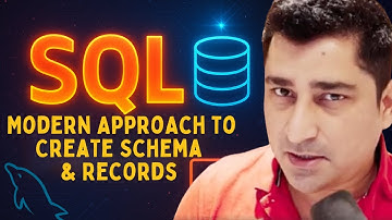 SQL Modern Approach to Create Schema & Records  | SQL Masters | Euron