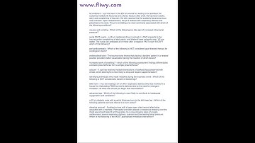 TNCC test prepA, TNCC Notes for Written Exam, TNCC Notes for Written Exam,/ TNCC P/, TNCC EXAM, T