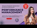 Performance Management Unit 3 | Peter Senge’s Model Explained | DU Semester 7  | DU Scholars