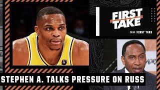 Stephen A.: Russell Westbrook will have pressure to 'show up \& SHOW OUT' this season | First Take