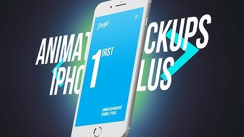 Animated Iphone 7 mockup