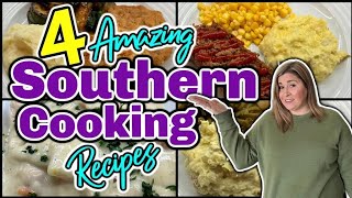 4 UNBELIEVABLE SOUTHERN COOKING Recipes that Will Leave Your Mouth Watering! | QUICK & EASY Recipes