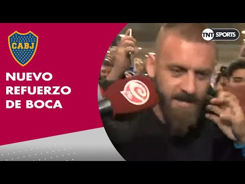 Daniele DE ROSSI llegó al país y revolucionó el mundo BOCA