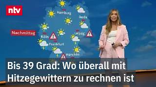 Turbulentes Wetter zum DFB-Spiel: Gewitter ziehen durchs Land und sind schwer vorherzusagen | ntv screenshot 4
