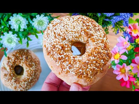 Le pain aux 2 ingrdients qui va vous sduire ! Recette rapide ! Bagels