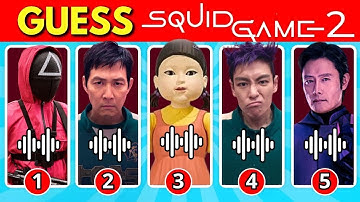 Guess Squid Game 2 Characters by Their Voice & Song ~ Squid Game Season 2 Quiz 🦑| Thanos, Player 456