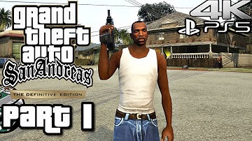 GTA SAN ANDREAS DEFINITIVE EDITION Gameplay Walkthrough Part 1 (4K 60FPS) PS5 Remastered