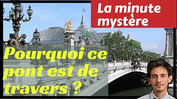 Quelle est la fonction du Pont Alexandre 3 ?