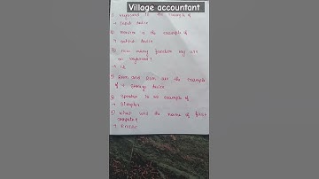 SDA FDA KPSC PDO tet gpstr Village accountant computer knowledge