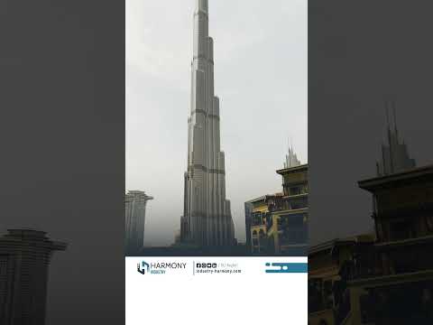 Dünyanın En Yükseği: Burj Al Khalifa #harmonyindustry #montaj #proje #üretim #montaj #mühendislik