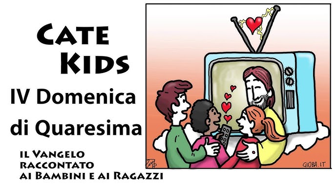 Gesù e Nicodemo - Gv. 3, 14-21 - Il Vangelo per bambini e ragazzi - 4  Domenica di Quaresima 