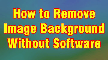 How to Remove Image Background Without Any Software | Transparent | Lunapic