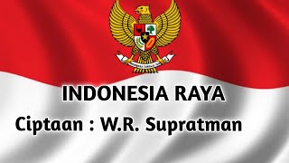 Indonesia Raya 🇮🇩🇮🇩 || ciptaan W.R. Supratman ( Lirik Lagu) - Lagu Indonesia Raya